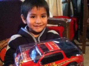 Diego and his new truck