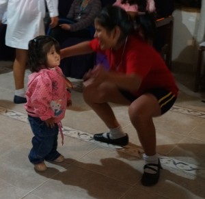 Catalina and Mariela busting out the moves