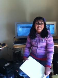 Mariela learning fractions